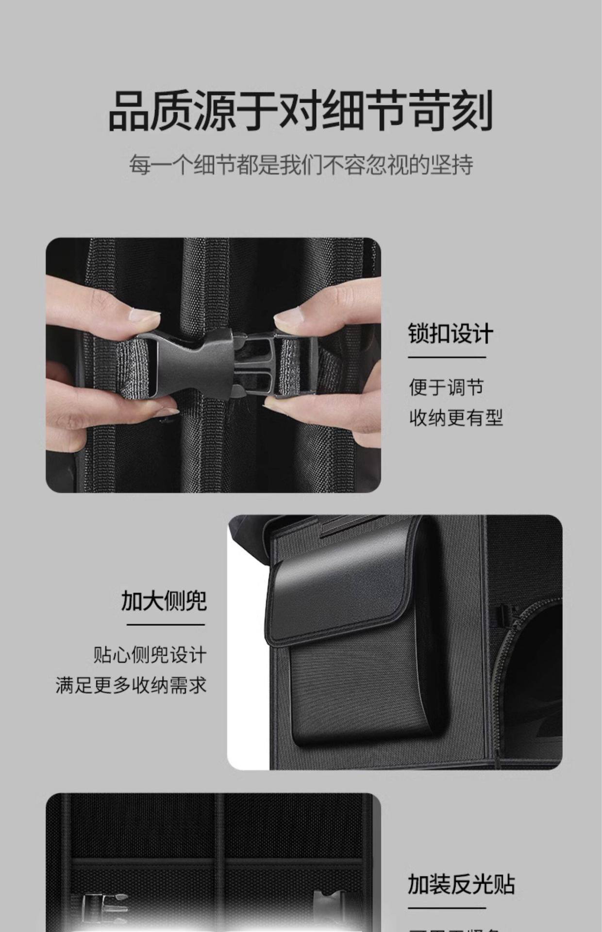 Car Storage Box, Trunk Organizer, Multifunctional Foldable Storage Box, Car-Mounted Oxford Cloth Organizer, Magic Storage Solution
