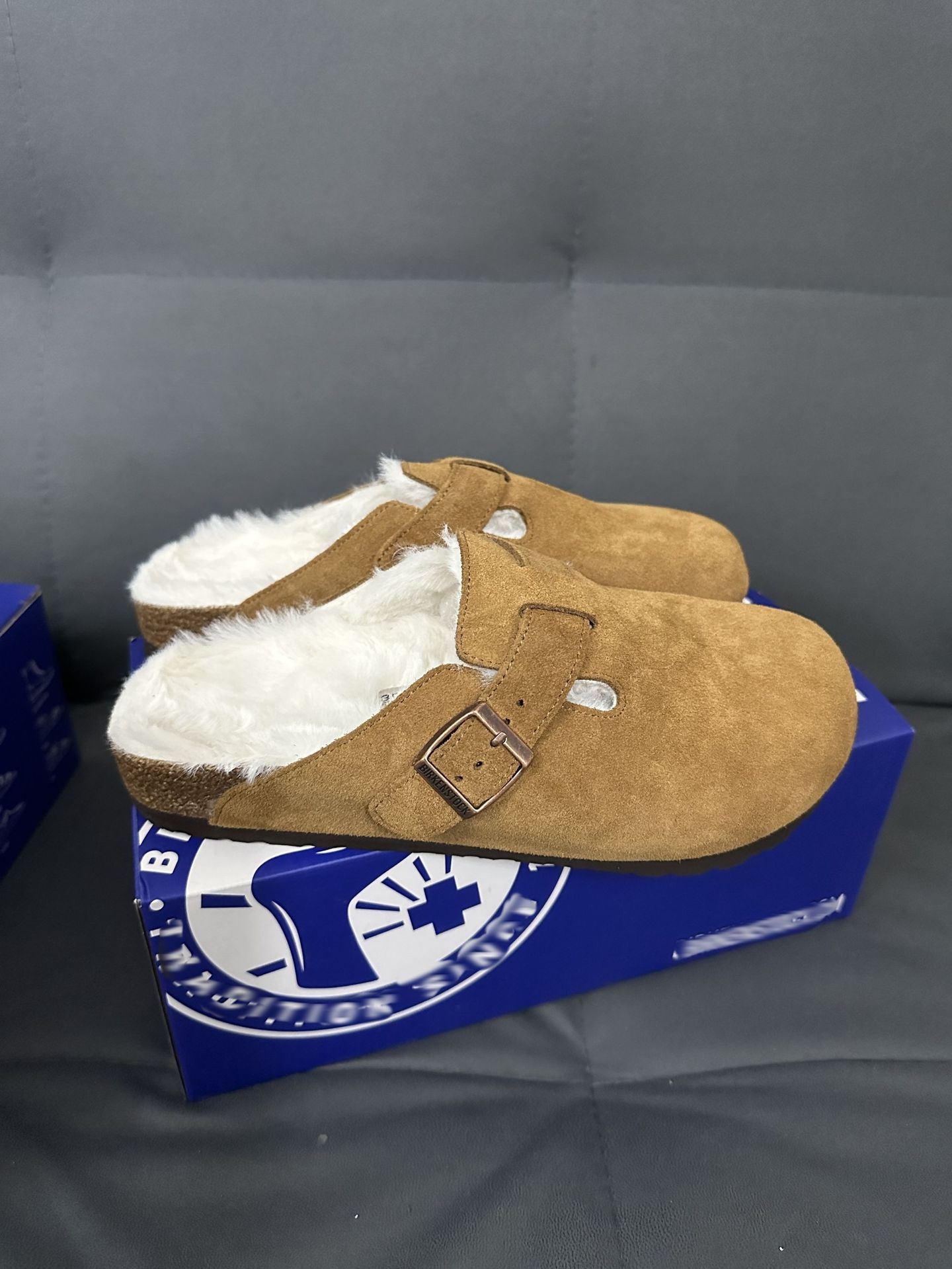 Birkenstock Boston Shearling Mink