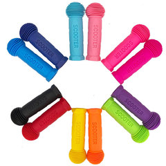 Wholesale bicycle rubber handlebar covers/children's three-wheel mountain bike stroller scooter colorful handlebar cover accessories supplies