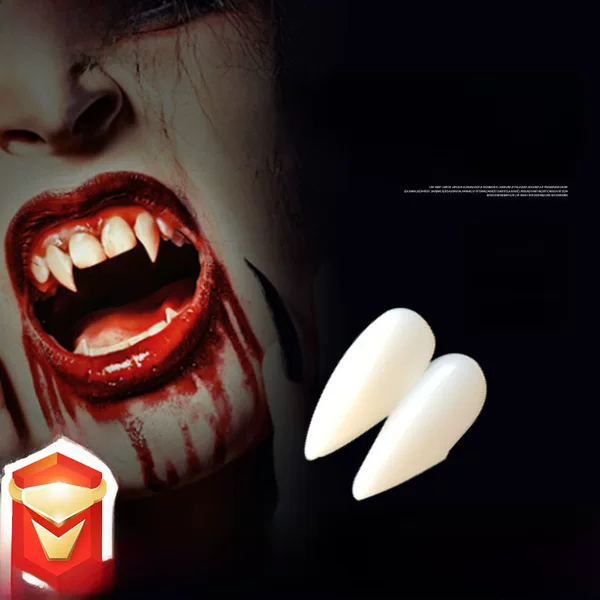 Halloween vampire false teeth zombie false teeth pointed braces small tiger teeth braces cosplay makeup props