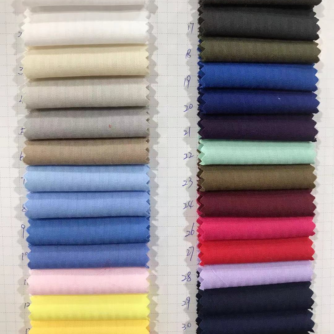 涤棉混纺鱼骨纹T/C人字纹腰衬布口袋布高档西装里布0.2*0.2