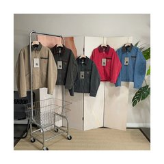 Carka家中古モデルj 97水洗いジャケットは古いヴィンテージレトロcleanfitショートコートを作っています。