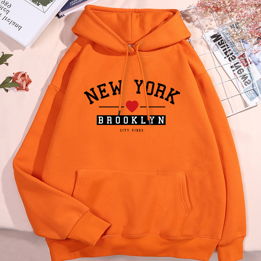 Nueva York Brooklyn City Vibes Letter Setwear Men Women New