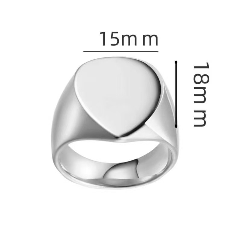 13-C-3 Steel Color Love Heart