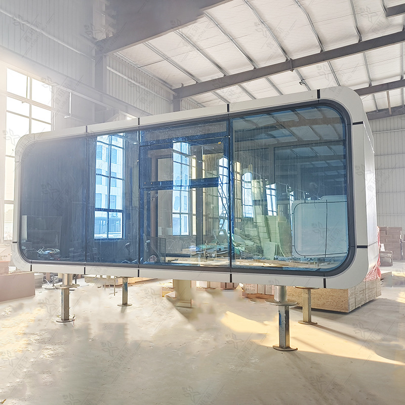 Scenic Spot aislamiento térmico sala de actividades cabina cuadrada Modular Square House aislamiento térmico anti-corrosión todo-aluminio Apple cabina