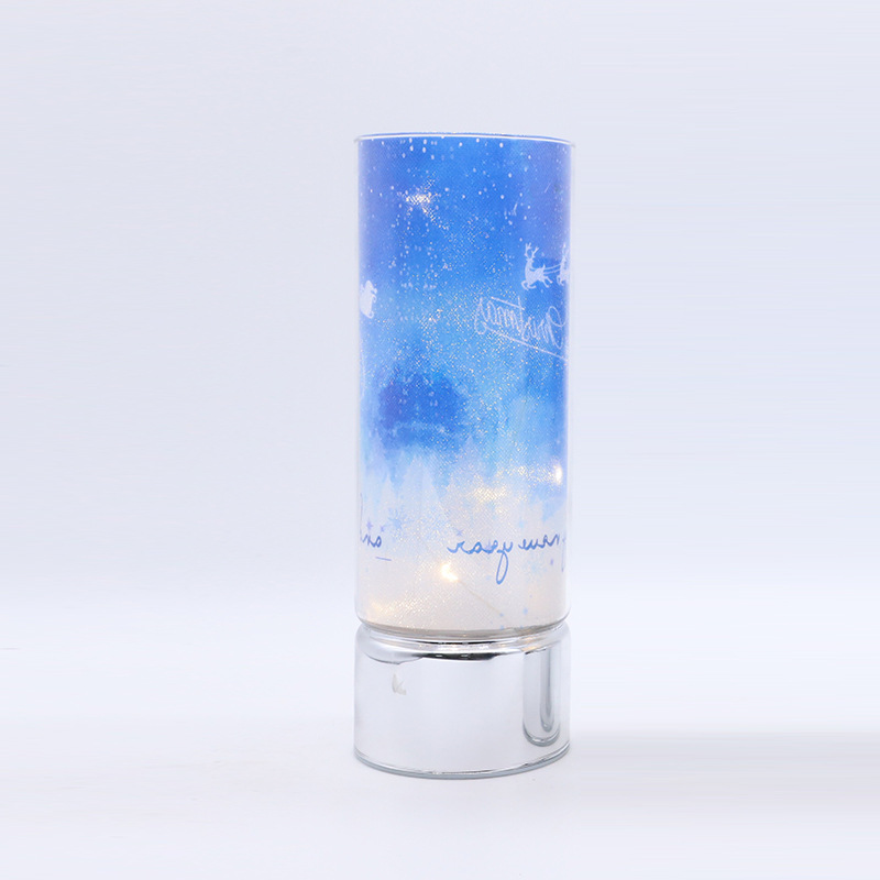 Tea cup, glass LED lights, lampshade