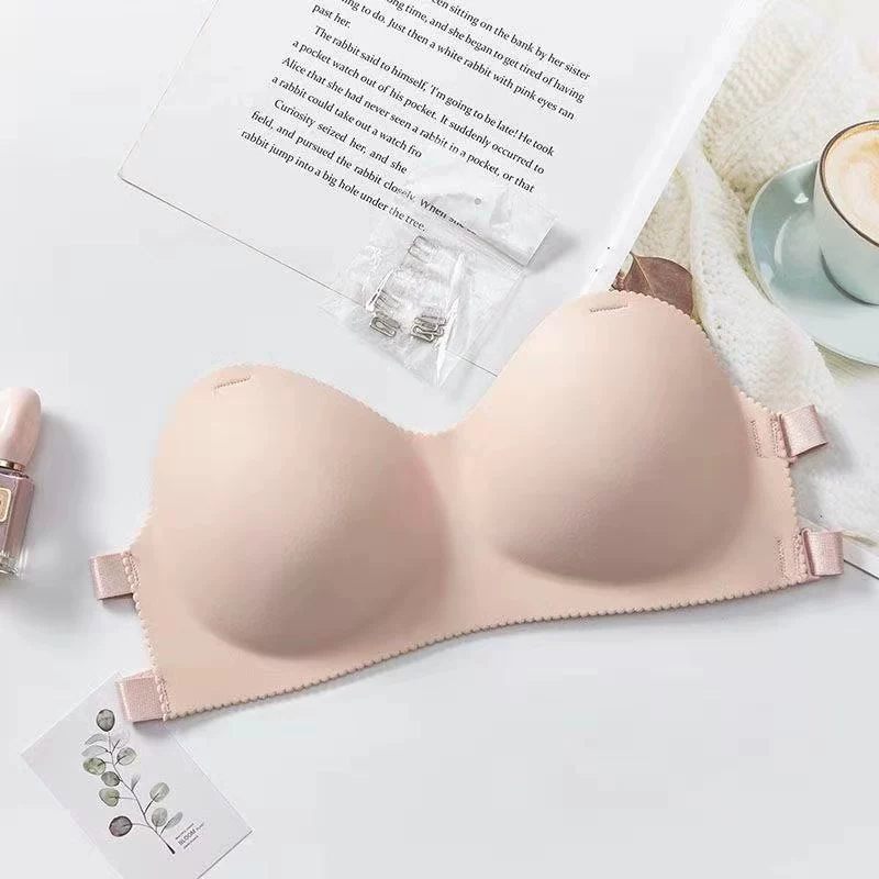 Invisible Push-Up Bra, women, increased padding, strapless seamless design