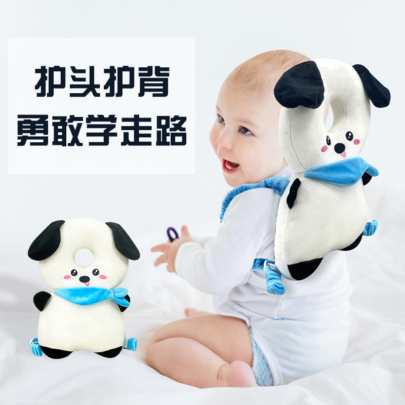 婴儿防摔护头枕儿童学步学走路防撞神器宝宝头部保护垫安抚玩偶