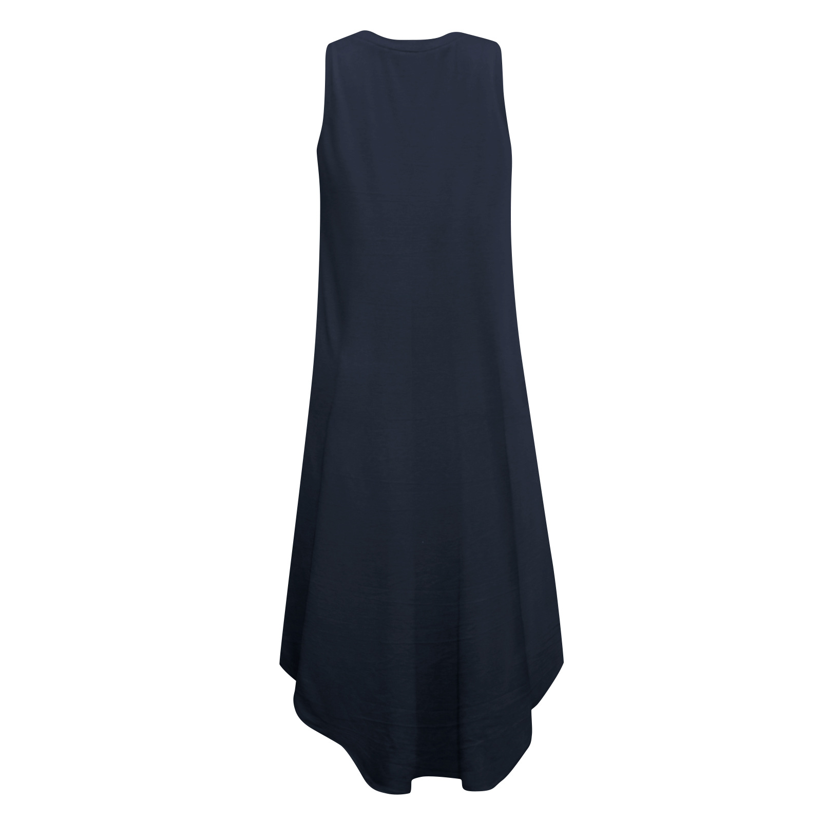 Sleeveless V-Neck Irregular Dress Image 2