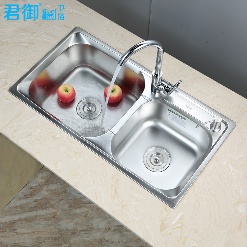 厂家批发不锈钢水槽304厨房洗手洗菜盆单槽厨卫加厚洗碗水槽 询价 阿里巴巴