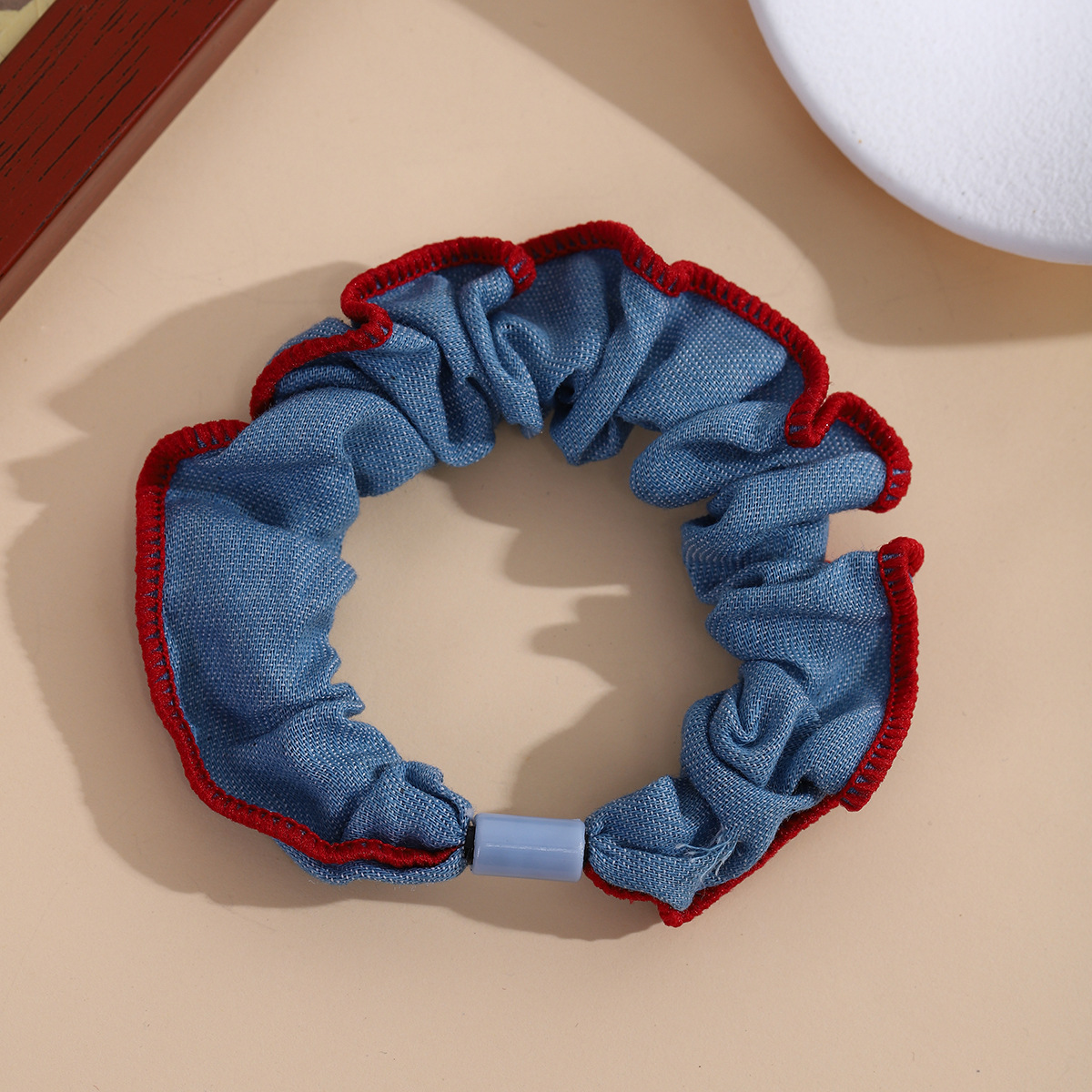 2025 nueva flor de tulipanes anillo de cabello intestinal alto elástico detrás de la cabeza mostrando el volumen de cabello flojo cuerdas de cabeza accesorios para el cabello versátiles