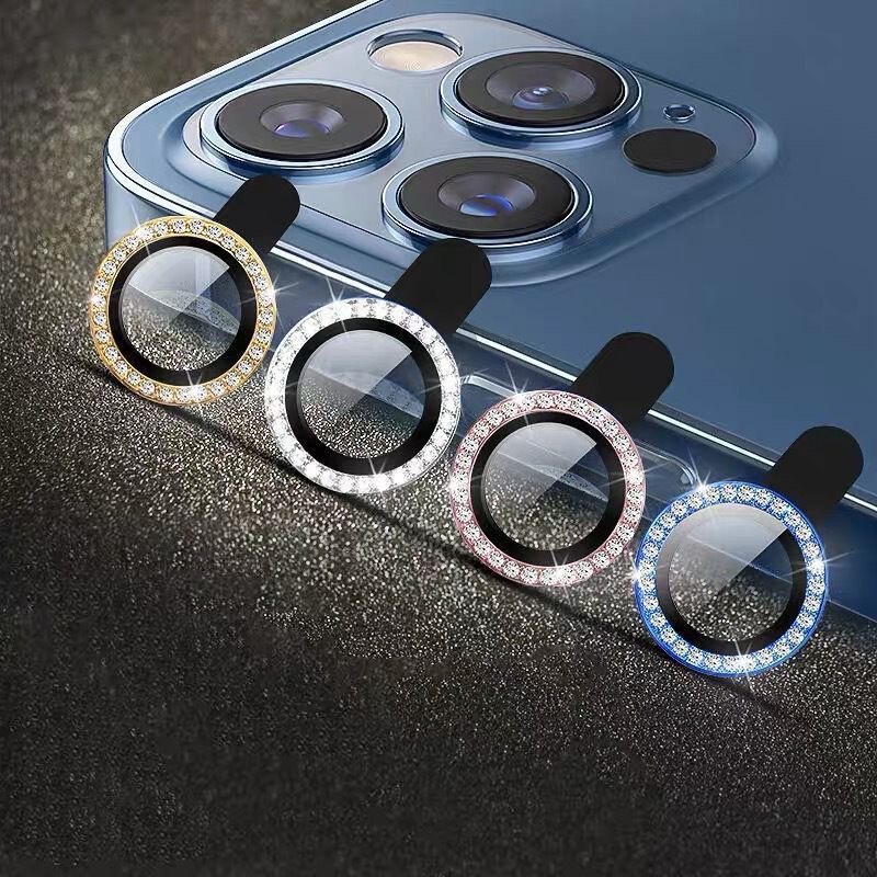 Diamond-Encrusted Eagle Eye Lens Film Suitable for Apple 17Pro Max/16Pro Camera Protective Film Iphone15Pro