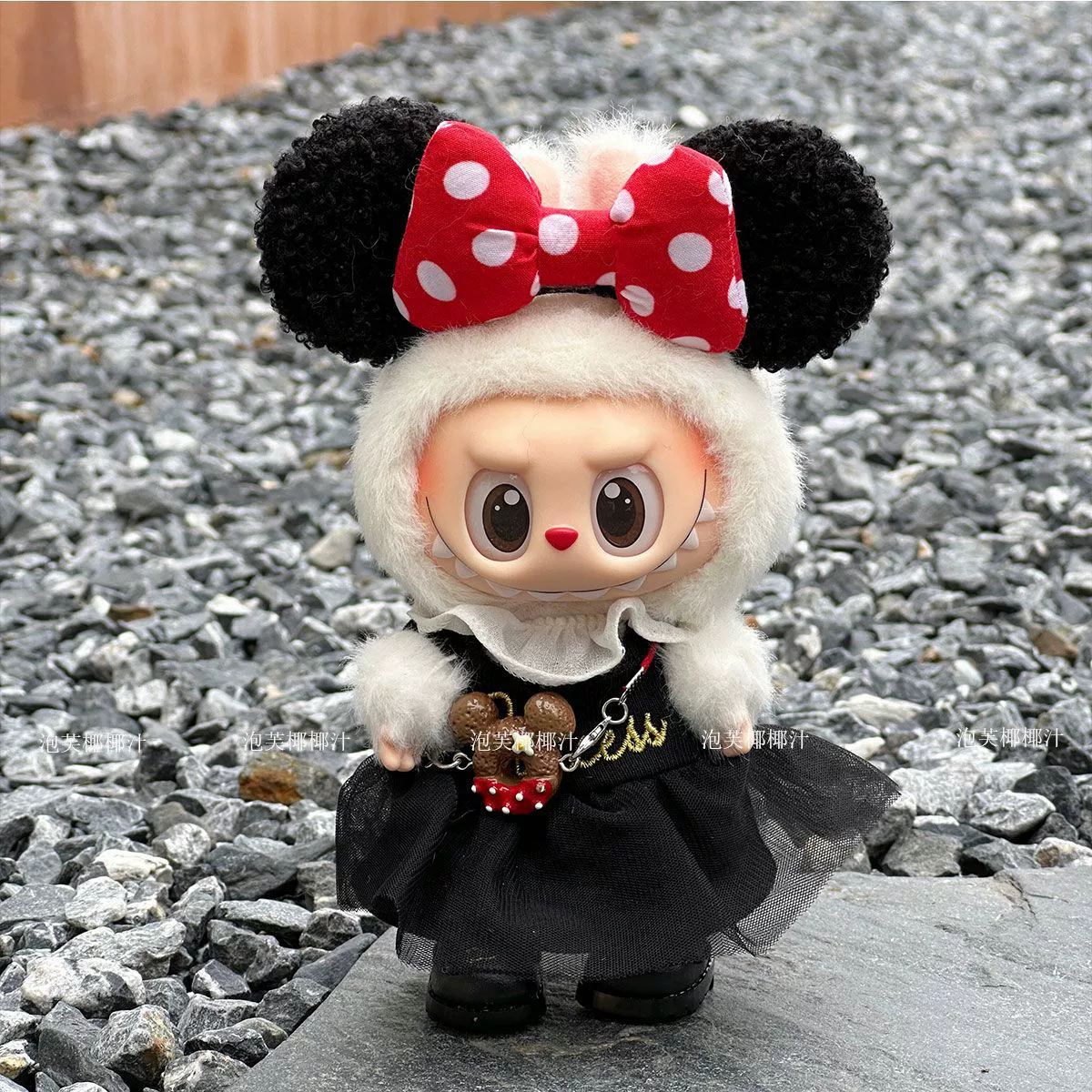 17 см одежда для кукол Labubu, виниловая подвеска в слепой коробке, одежда для кукол Labubu первого, второго и третьего поколения, платье, одежда для куклы, сменная одежда