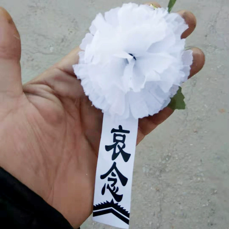 Похоронные товары оптом 5 см корсажный корсажный маленький белый цветок