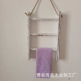 可伸缩毛巾架旋转杆移动收纳架卫生间免打孔毛巾挂吸盘式浴巾浴室