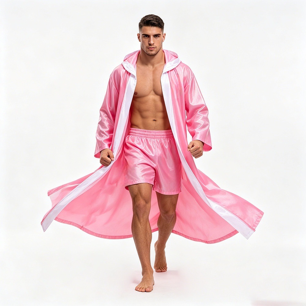 Freestyle Boxing Robe, Boxing Champion Sanda Clothing, Cape for Men and Women, Bold Boxing Outerwear, Stage Performance Outfit