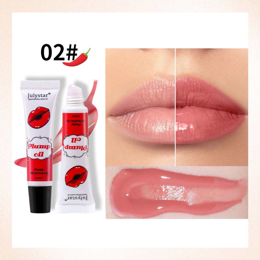Julystar Lip Makeup, Water Gloss Lip Oil, Mirror Puffy Lip Gloss undefined
