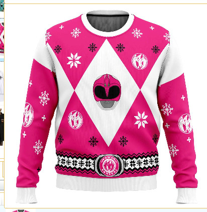 Linda asta asta Santa Claus estampado 3D hombre casual todo fósforo hombro recto manga larga suéter suelto cuello redondo suéter