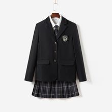 加工定制本佐中jk西装制服外套春秋季原创款学院风西装百褶裙套装