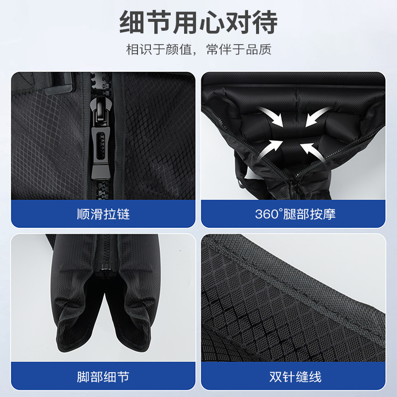 Masaje de piernas neumático transfronterizo de alta calidad onda de aire bolsa de aire masaje de pulso envuelto en casa máquina de terapia de pies para piernas