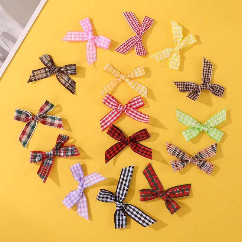 1CM Paid with Bow Clothing Accessories Children's Skirt Socks Decorative Scotch Ribbon Bow Accessories
