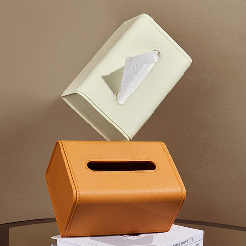 Household Living Room Coffee Table Creative Office High-end Light Luxury Style Napkin Box Advanced Tissue Box