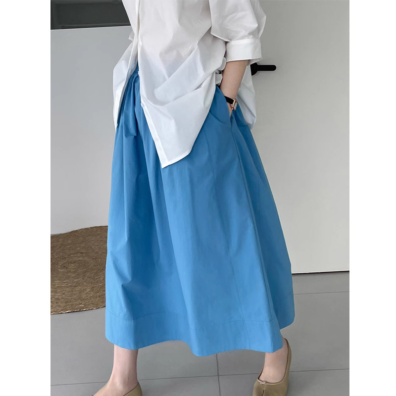 Blue skirt