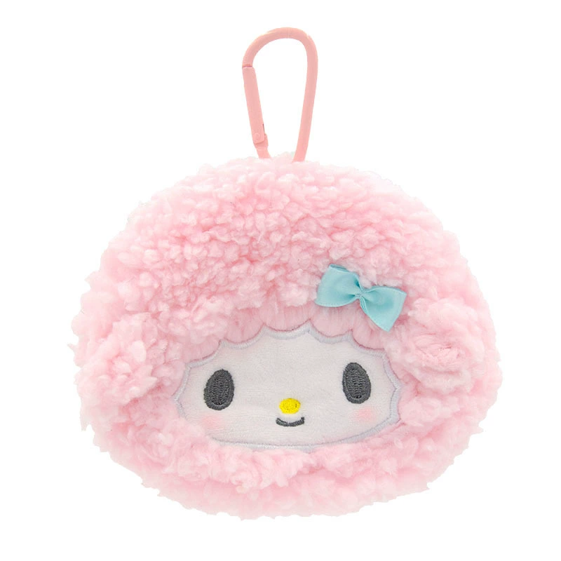 Плюшевый кулон Sanrio Hello Kitty, лицензионный талисман для сумки, плюшевый брелок, случайный цвет
