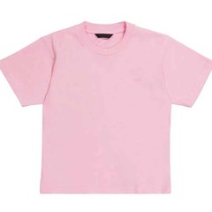 Peach Blossom Girls' Children's Short Sleeve T-shirt for Big Kids 2024 New Summer Outfit Loose Half Sleeve T-shirt for Summer