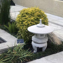 花岗岩石灯笼日式庭院灯别墅花园景观石灯户外禅意草坪落地灯摆件