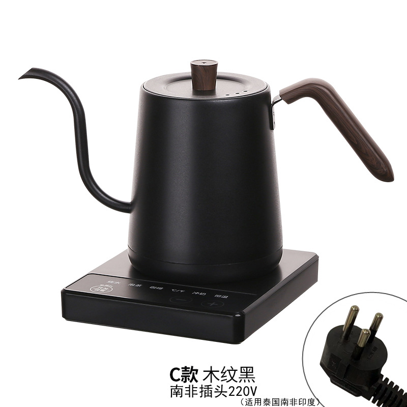 검은 나무 곡물 태국 게이지 220V 남아프리카 플러그