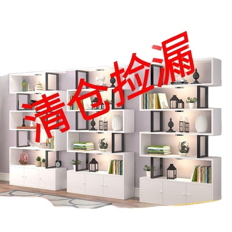 収納キャビネットパーティションラックディスプレイキャビネット収納ラック組み合わせキャビネット商業家庭用ドア付き収納ラックライト高級収納キャビネット|undefined