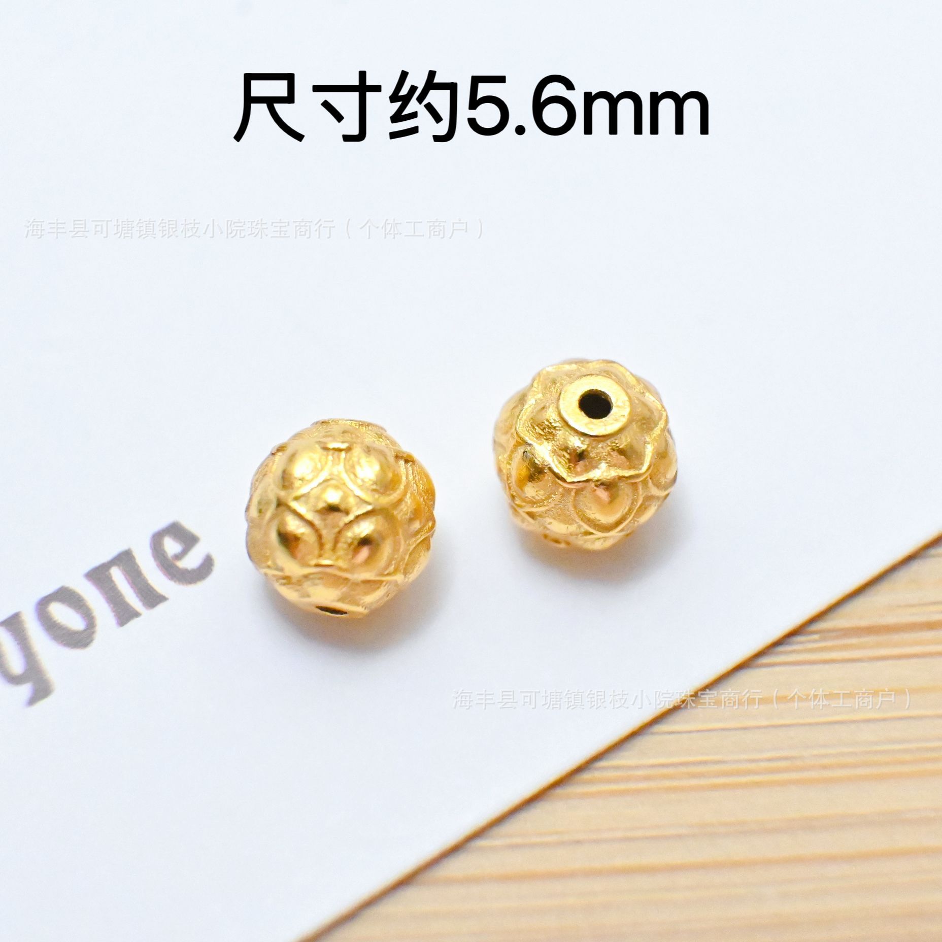 S925 Silver Ancient Gold DIY Through-Hole Accessories Butterfly Spacer Bead Pendant Pendant Beaded Bracelet Necklace Jewelry Wholesale