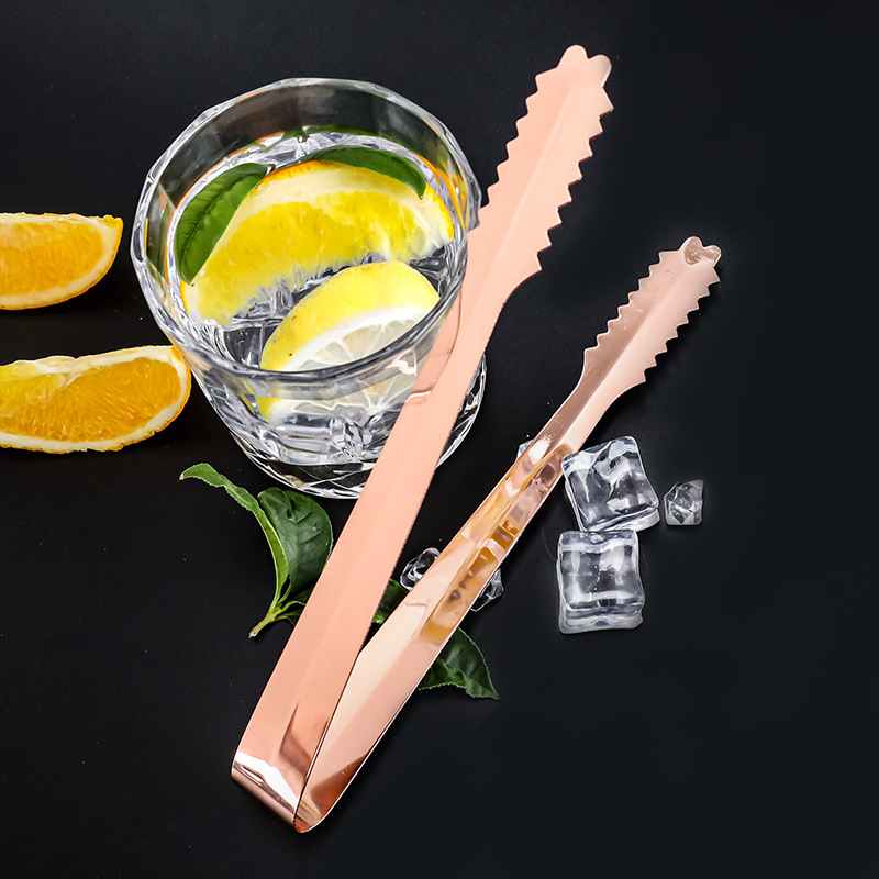 Clip de hielo de acero inoxidable transfronterizo, clip de hielo antideslizante de alto valor facial, clip de caramelo casero, clip de barbacoa, clip de hielo de acero inoxidable