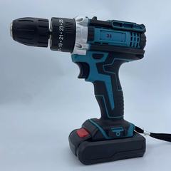 Cross-border rechargeable lithium electric drill pistol drill power tool household electric screwdriver multi-function impact drill