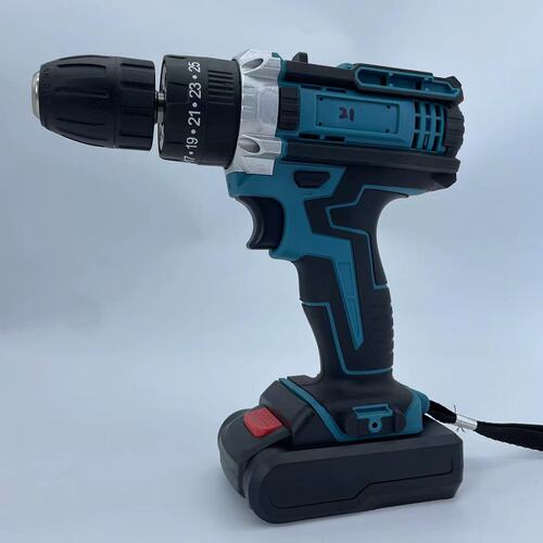 Cross-border rechargeable lithium electric drill pistol drill power tool household electric screwdriver multi-function impact drill