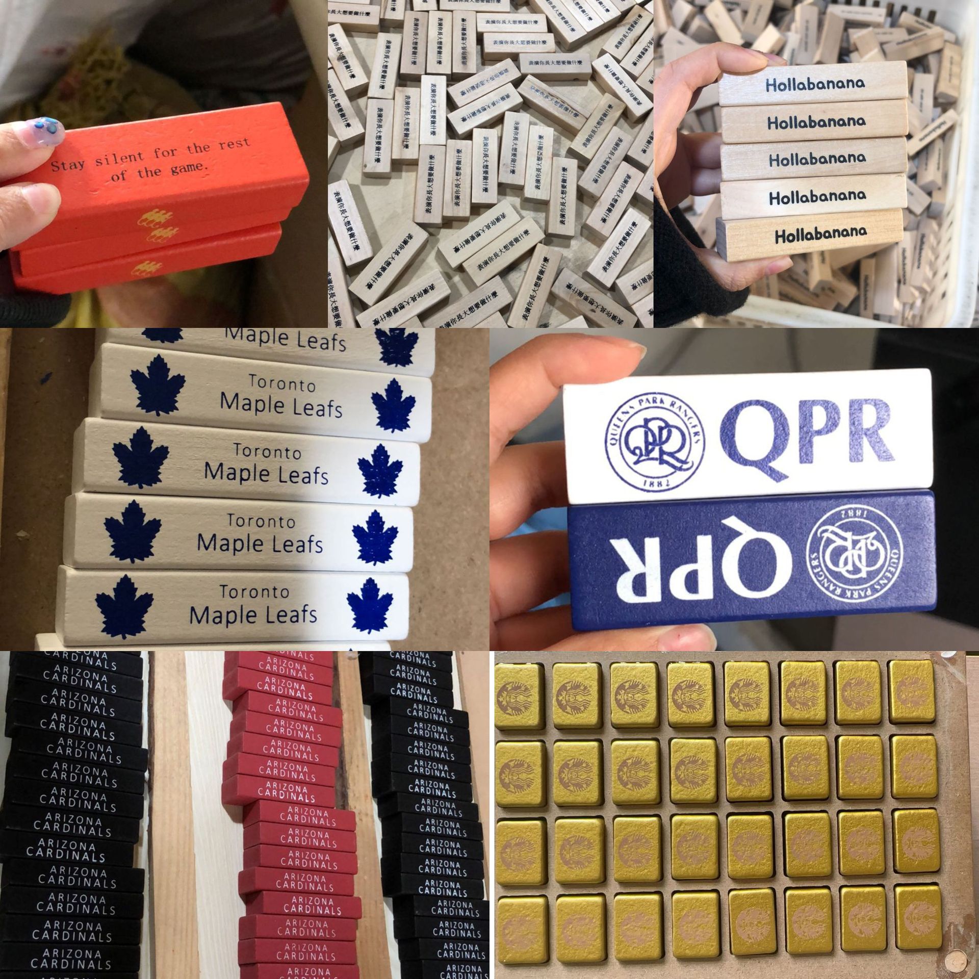 Boutique personal de madera apilados de alta digital jengle apilados bloques de construcción juguetes de madera para niños educativos