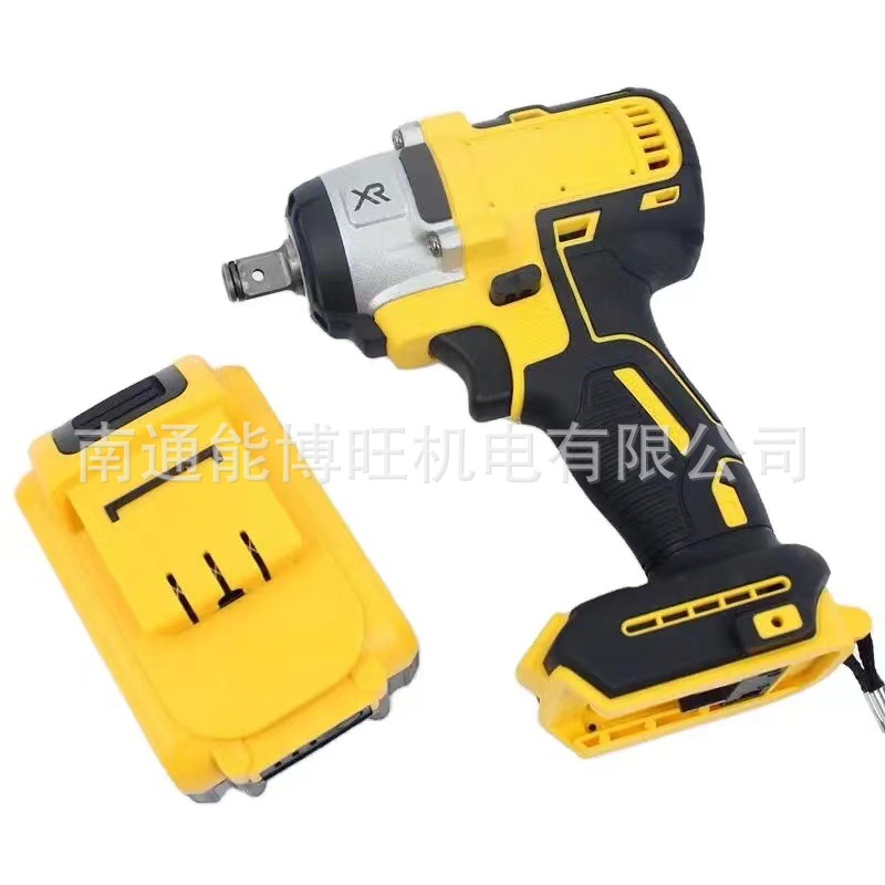 Comercio exterior sin escobillas nuevo Dewei llave eléctrica de gran par Llave de impacto eléctrica de litio reparación de automóviles marco trabajador manga pistola de aire