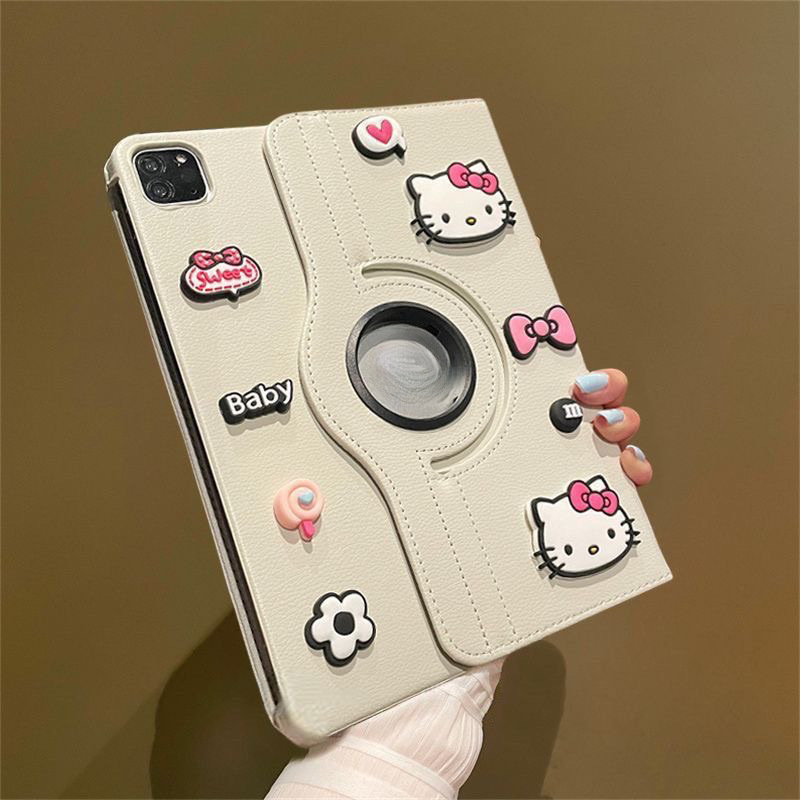 Kt Cat Stereo 360 Rotating Leather Case Ipadair/5 Protective Case 10.2inch Apple Air5/4/3 Free Shipping Wholesale