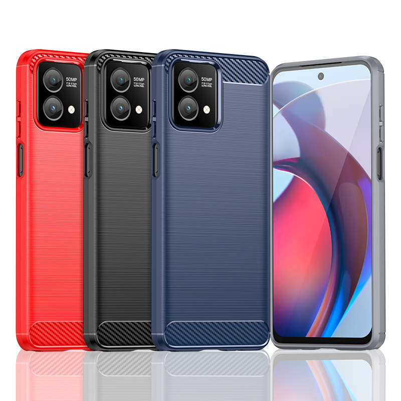 New Model Suitable for T-Mobile Revvl 8 Pro 5g Phone Case Brushed Carbon Fiber Anti-Fall Protective Cover New Model Suitable for T-Mobile Revvl 8 Pro 5g Phone Case Brushed Carbon Fiber Anti-Fall Protective Cover