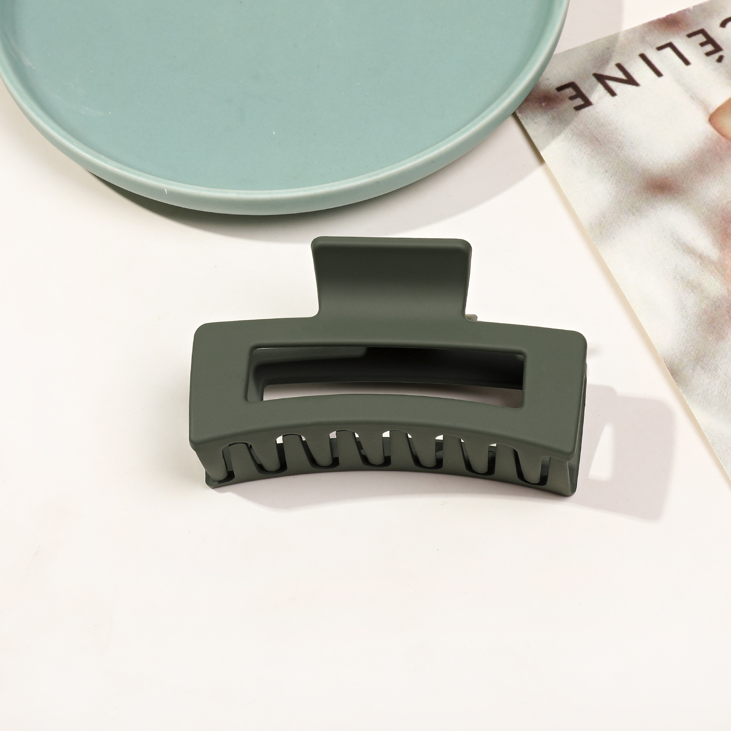 8.5cm 사각 프로스트 포레스트 그린 50