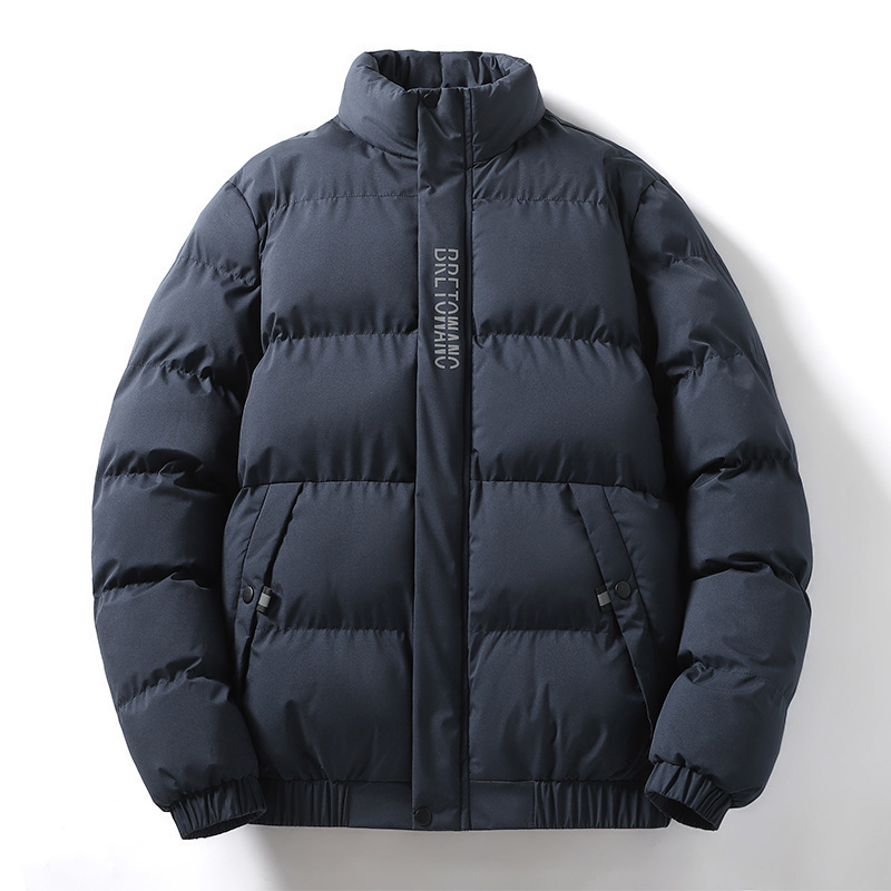 Fábrica directa de algodón de hombre nueva moda coreana de cuello corto chaqueta de algodón casual abrigo de algodón de aire transfronterizo