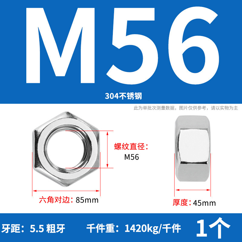 【六角ナット】304ステンレス六角ナット 六角ナット 高強度ナット ナットの仕様が揃っています|undefined