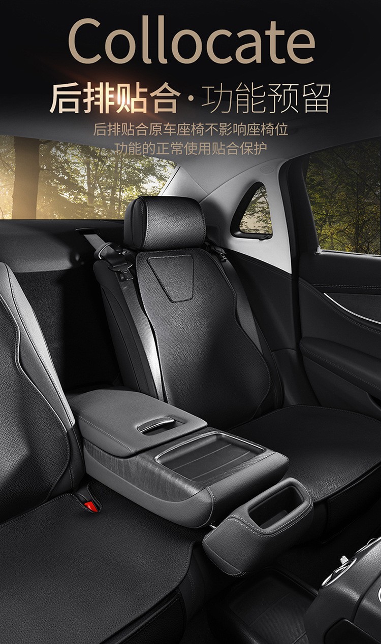 Suitable for Buick Car Seat Cushions Gl8 Regal Lacrosse Envision Verano E5 All-Season Universal Seat Covers, One-Piece Drop Shipping