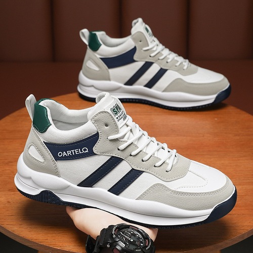 2024 Spring New Retro Fashion Shoes Men's Trendy Korean Style Sports and Casual Men's Shoes Men's Running Trendy Shoes Wholesale