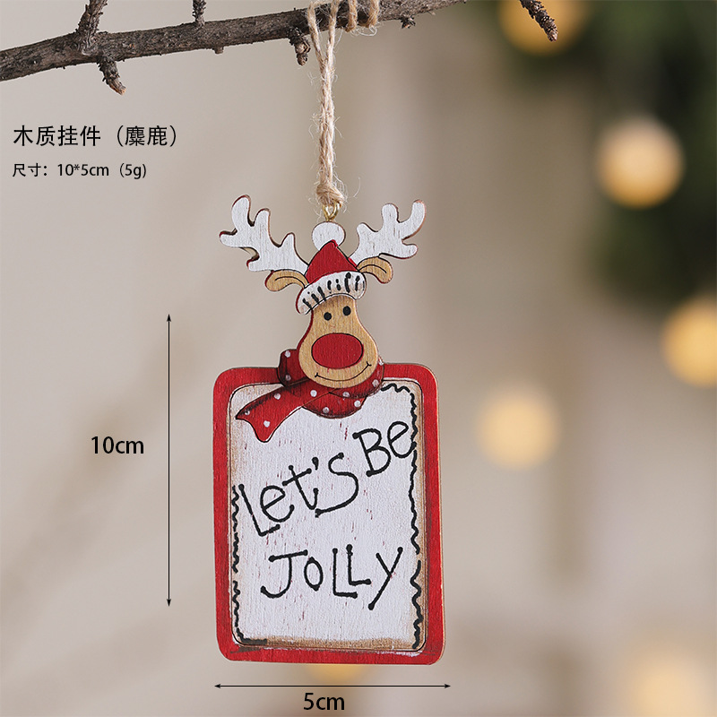 Colgante de madera modelo e (alce)