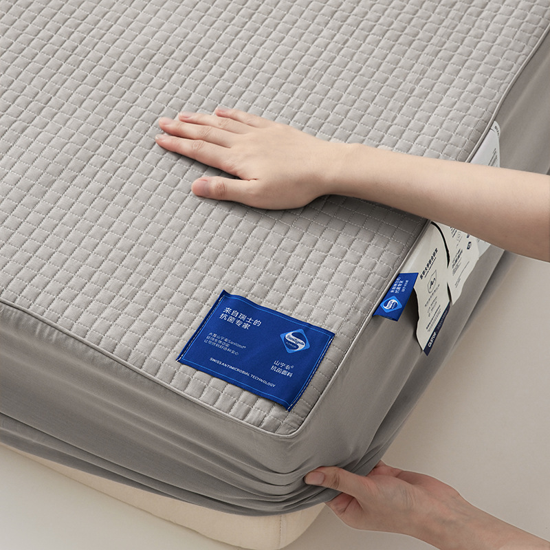 Swiss Shanningtai 80S Cotton Mattress Protector CASTOR Fiber Quilted Bed Pad Highlight