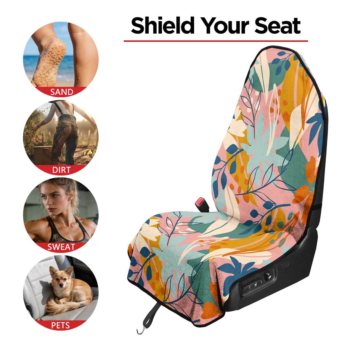 Car seat towel cover, front seat protector, suitable for gym and exercise, universal for all seasons, car use 123