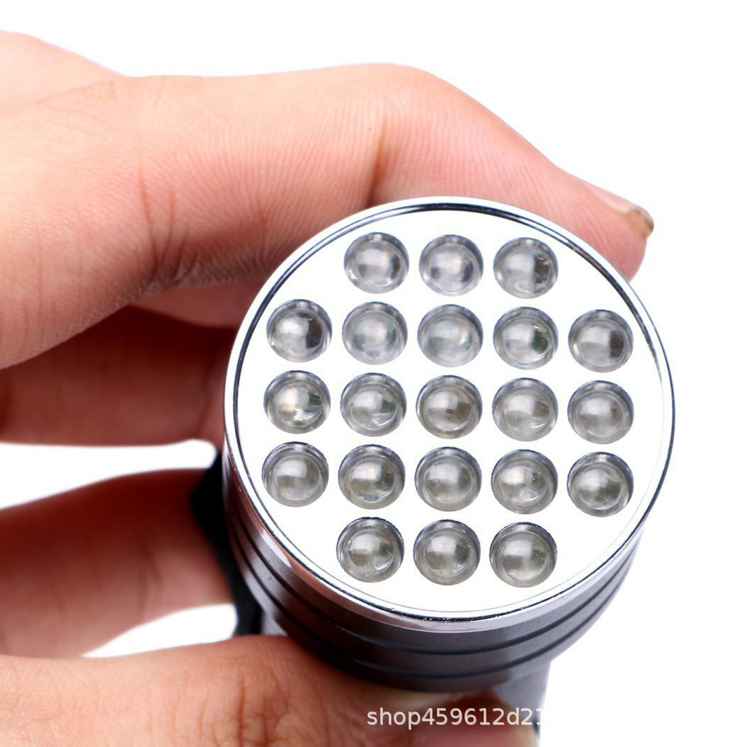 A large number of in stock LED ultraviolet violet flashlight UV money lamp pet mini violet lamp flashlight