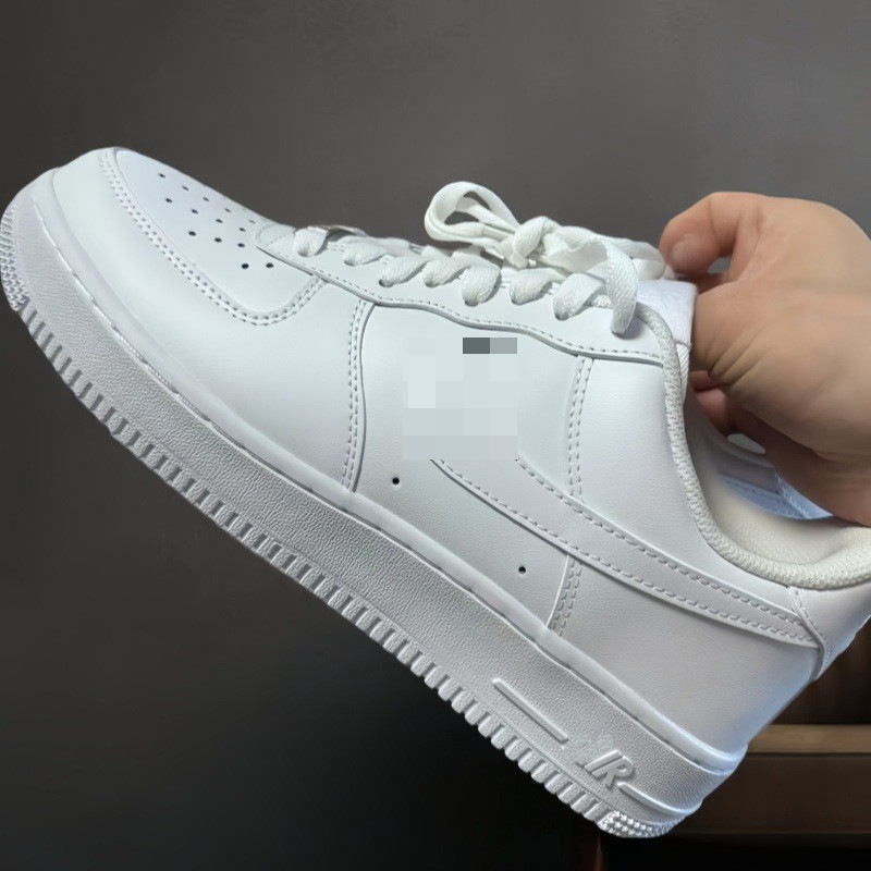 Putian Pure Original High-End Version Air Force 1 Sneakers for Men and Women, Versatile White Casual Shoes for Campus